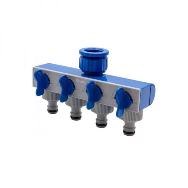 ADAPTADOR GRIFO 4 VIAS PLAST. D/B