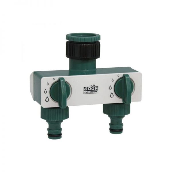 DISTRIBUIDOR GRIFO 2 VIAS PLAST. AC BL 1 UN