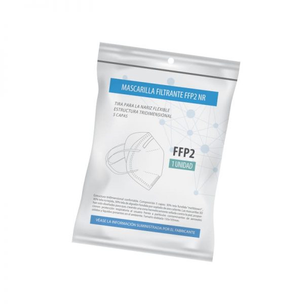 MASCARILLA FFP2 BLANCA BO 1 UN